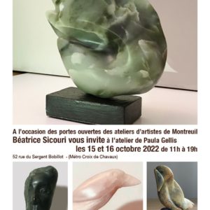 Affiche Portes ouvertes Béatrice Sicouri
