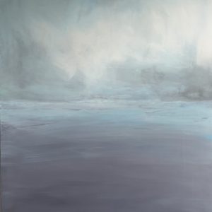 Acrylique sur toile, 2023, série Gravité céleste, 97 x 130 cm