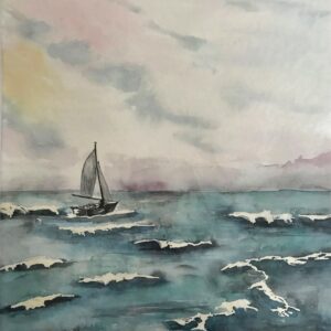 Sonia RIVEIROS-voilier en mer