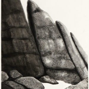 Yann Bagot - Chaos #23, encre de chine sur papier, 2023