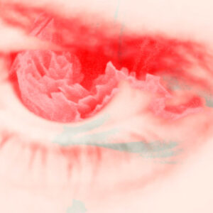C.Foussadier, Oeil de braise, photomontage