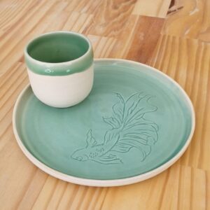 Assiette et tasse - Céramique - Stéphanie Dorison