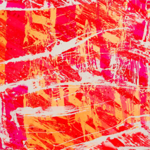 Hélène Jacqz, Souterraine, 2024, 130 x 162 cm, technique mixte sur toile
