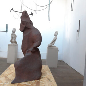 Christophe Loyer: sculptures grès et métal