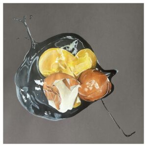Eggplosion - Dessin original - Cécile Le Berre
