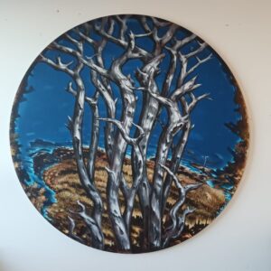 LE BORD . 185cm 2024 acrilyque