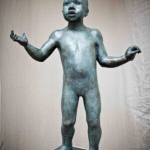 Petite Saskia bronze 72 cm