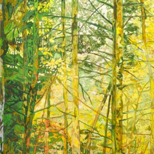 Intérieur de forêt jaune