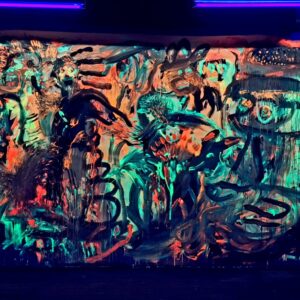JoliMarinNu, performance picturale