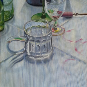 Ensemnle ils ont bu huile sur toile