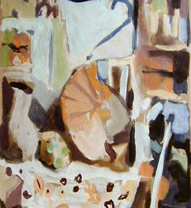Atelier au parapluie ocre