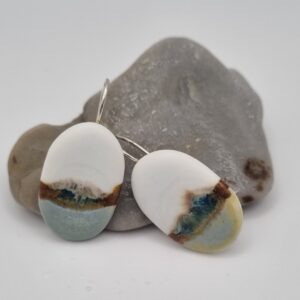 Boucles d'oreille en porcelaine TERRA PAESINA