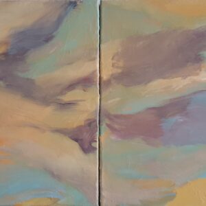 Huile sur toile, 60 x 80 cm, Kairos I