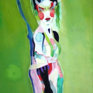 Limited offer 2026 feutre fin, feutre couleur, encre et huile sur toile 120 x 80 cm