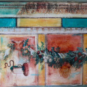 Inspiration Pompéi, décor sur toile