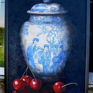 Vase bleu