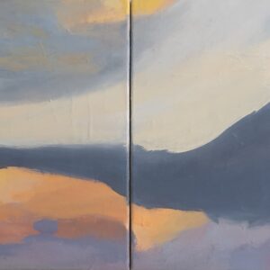 Huile sur toile, 40 x 80 cm, Kairos V