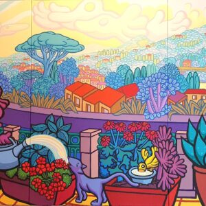 Acqua di vita,acrylique sur toile.