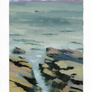 Différence et répétition et différence - Huile sur papier toilé - 21 x 15 cm - 2026