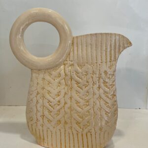 Vase/pichet texturé