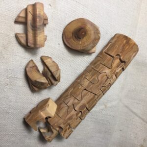 Puzzle 3D tronc de prunus