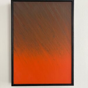 "Geste oblique, orange"
