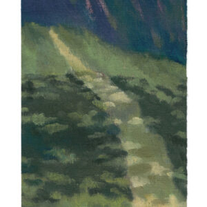 Il n'y a pas de chemins - Huile sur papier toilé - 21 x 15 cm - 2026