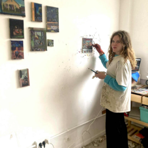 Louise Janet, peinture et bande-dessinée