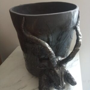 Vase aux bouquetins